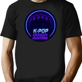 K-Pop Demon Hunters The Circle Of Protection Badge T-Shirt for Men & Women, T-Shirts Graphic Tee - Black