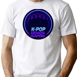 K-Pop Demon Hunters The Circle Of Protection Badge T-Shirt for Men & Women, T-Shirts Graphic Tee - White