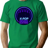 K-Pop Demon Hunters The Circle Of Protection Badge T-Shirt for Men & Women, T-Shirts Graphic Tee - Green