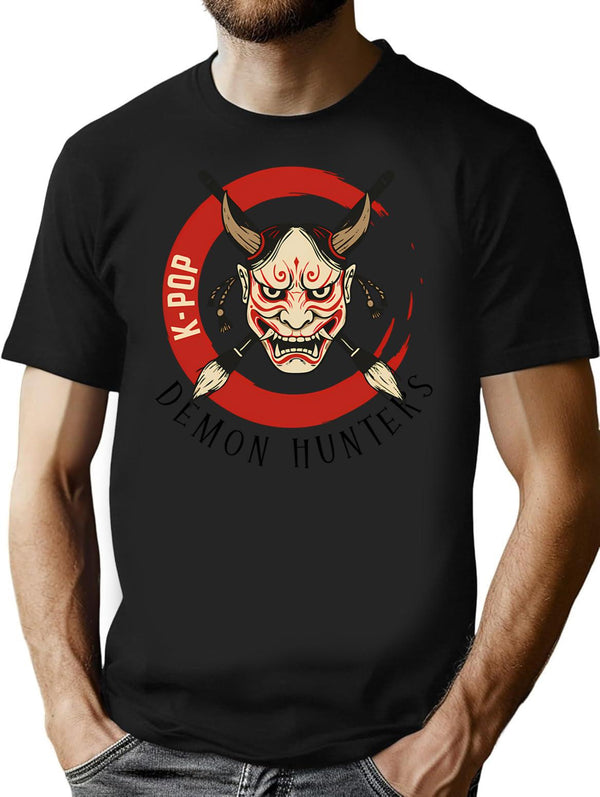 K-Pop Demon Hunters The Ink-Stained Hunters T-Shirt for Men & Women, T-Shirts Graphic Tee - Black