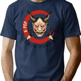 K-Pop Demon Hunters The Ink-Stained Hunters T-Shirt for Men & Women, T-Shirts Graphic Tee - Navy