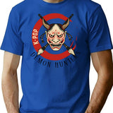 K-Pop Demon Hunters The Ink-Stained Hunters T-Shirt for Men & Women, T-Shirts Graphic Tee - Blue