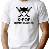 K-Pop Demon Hunters The Silent Hunt'S Mark Where Fandom T-Shirt for Men & Women, T-Shirts Graphic Tee - White