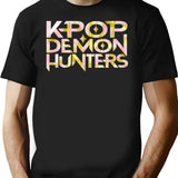K-Pop Demon Hunters (10) T-Shirt for Men & Women, T-Shirts Graphic Tee - Black