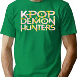 K-Pop Demon Hunters (10) T-Shirt for Men & Women, T-Shirts Graphic Tee - Green