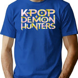 K-Pop Demon Hunters (10) T-Shirt for Men & Women, T-Shirts Graphic Tee - Blue