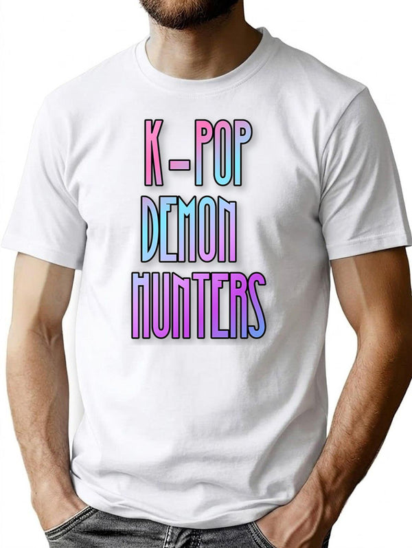 K-Pop Demon Hunters (11) T-Shirt for Men & Women, T-Shirts Graphic Tee - White