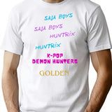 K-Pop Demon Hunters (13) T-Shirt for Men & Women, T-Shirts Graphic Tee - White