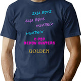 K-Pop Demon Hunters (13) T-Shirt for Men & Women, T-Shirts Graphic Tee - Navy