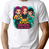 K-Pop Demon Hunters (16) T-Shirt for Men & Women, T-Shirts Graphic Tee - White