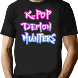 K-Pop Demon Hunters (3) T-Shirt for Men & Women, T-Shirts Graphic Tee - Black