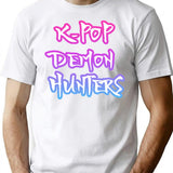 K-Pop Demon Hunters (3) T-Shirt for Men & Women, T-Shirts Graphic Tee - White