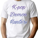 K-Pop Demon Hunters (5) T-Shirt for Men & Women, T-Shirts Graphic Tee - White