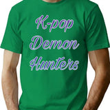 K-Pop Demon Hunters (5) T-Shirt for Men & Women, T-Shirts Graphic Tee - Green