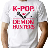 K-Pop Demon Hunters (6) T-Shirt for Men & Women, T-Shirts Graphic Tee - White