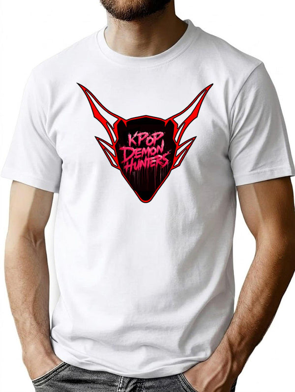 K-Pop Demon Hunters (8) T-Shirt for Men & Women, T-Shirts Graphic Tee - White
