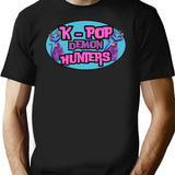 K-Pop Demon Hunters (9) T-Shirt for Men & Women, T-Shirts Graphic Tee - Black
