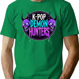 K-Pop Demon Hunters T-Shirt for Men & Women, T-Shirts Graphic Tee - Green