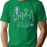 Kacl Radio Show Frasier Crane Worn Out T-Shirt for Men & Women, T-Shirts Graphic Tee - Green