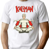 Kaliman The Incredible Man T-Shirt - Retro Graphic Tee for Men & Women - White