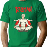 Kaliman The Incredible Man T-Shirt - Retro Graphic Tee for Men & Women - Green