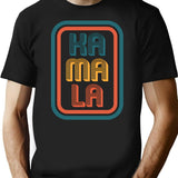 Kamala Retro T-Shirt for Men & Women, T-Shirts Graphic Tee - Black