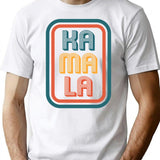 Kamala Retro T-Shirt for Men & Women, T-Shirts Graphic Tee - White