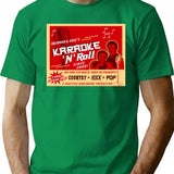 Karaoke And Roll T-Shirt for Men & Women, T-Shirts Graphic Tee - Green