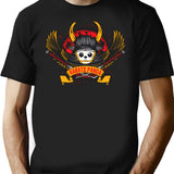 Karate Panda Samurai With Wings T-Shirt for Men & Women, T-Shirts Graphic Tee - Black