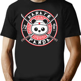 Karate Panda Strength And Honor T-Shirt for Men & Women, T-Shirts Graphic Tee - Black