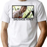 Kath And Kim Kel Knight Sausage King T-Shirt - White