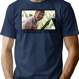 Kath And Kim Kel Knight Sausage King T-Shirt - Navy