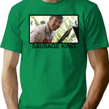 Kath And Kim Kel Knight Sausage King T-Shirt - Green
