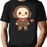 Kawaiihorrorheartred T-Shirt for Men & Women, T-Shirts Graphic Tee - Black