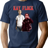 Kay Flock Bootleg Bootleg Graphic T-Shirt - Navy