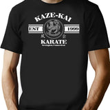 Kaze-Kai Sport Theme T-Shirt for Men & Women, T-Shirts Graphic Tee - Black