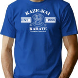 Kaze-Kai Sport Theme T-Shirt for Men & Women, T-Shirts Graphic Tee - Blue