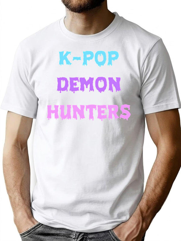 Kdh Logo T-Shirt for Men & Women, T-Shirts Graphic Tee - White
