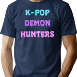 Kdh Logo T-Shirt for Men & Women, T-Shirts Graphic Tee - Navy