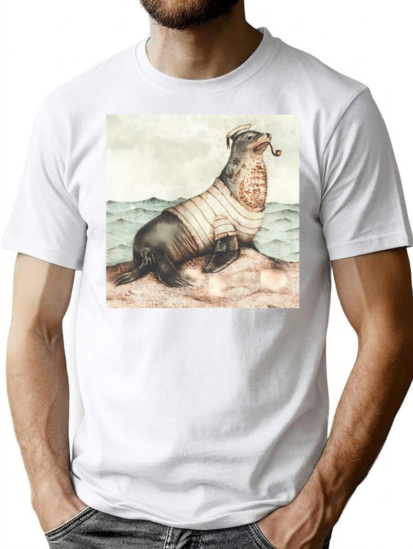 Keep An Eye On The Coast T-Shirt - White