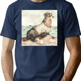Keep An Eye On The Coast T-Shirt - Navy