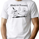 Keep On Possessin T-Shirt - Retro Graphic Tee for Men & Women - White