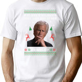 Keith Morrison Xmas Christmas True Crime Ugly Christmas Sweater Party 2 T-Shirt - White