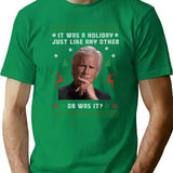 Keith Morrison Xmas Christmas True Crime Ugly Christmas Sweater Party 2 T-Shirt - Green