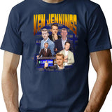 Ken Jennings T-Shirt - Retro Graphic Tee for Men & Women - Navy