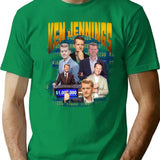 Ken Jennings T-Shirt - Retro Graphic Tee for Men & Women - Green