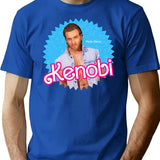 Ken Obi T-Shirt - Retro Graphic Tee for Men & Women - Blue