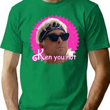 Ken You Not Shirt - Retro Graphic Tee for Men & Women - Green