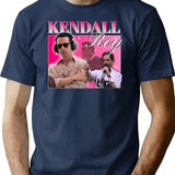 Kendall Homage T-Shirt - Retro Graphic Tee for Men & Women - Navy