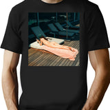 Kendall Sleep T-Shirt - Retro Graphic Tee for Men & Women - Black
